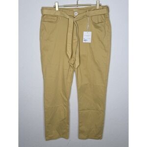 Lauren Conrad Jeans Womens 18 Plus Naples Gold High Rise Slim Straight NWT